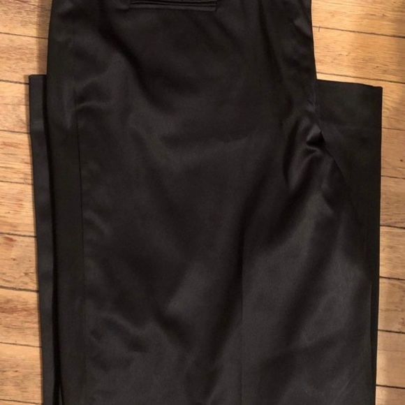 JS Collections black satin pants size 22 - Picture 4 of 5